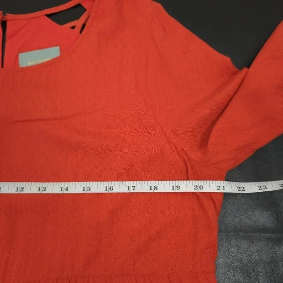 Skies are blue ruffle tiered dress L - Picture 7 of 13